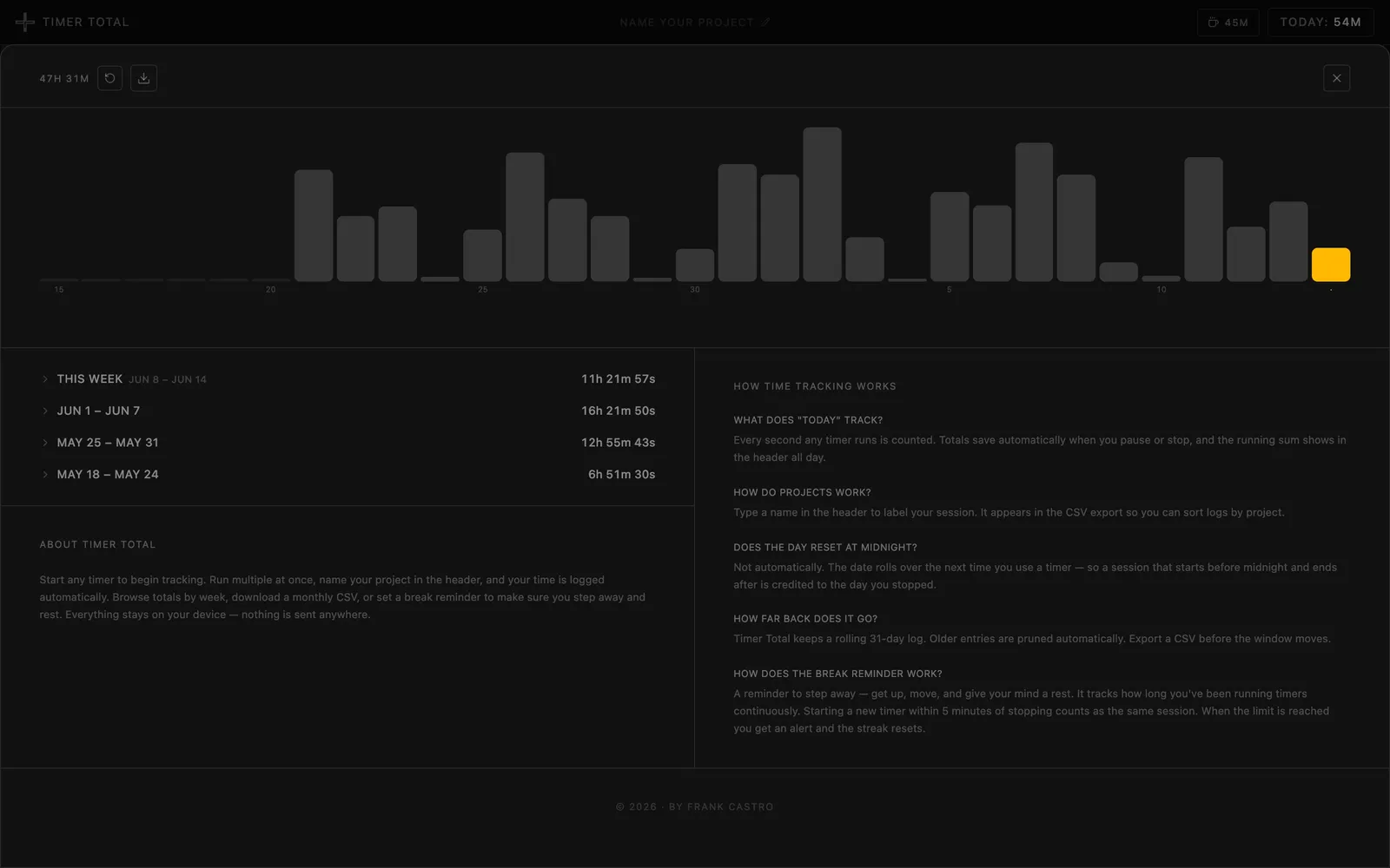 Timer Total desktop 2